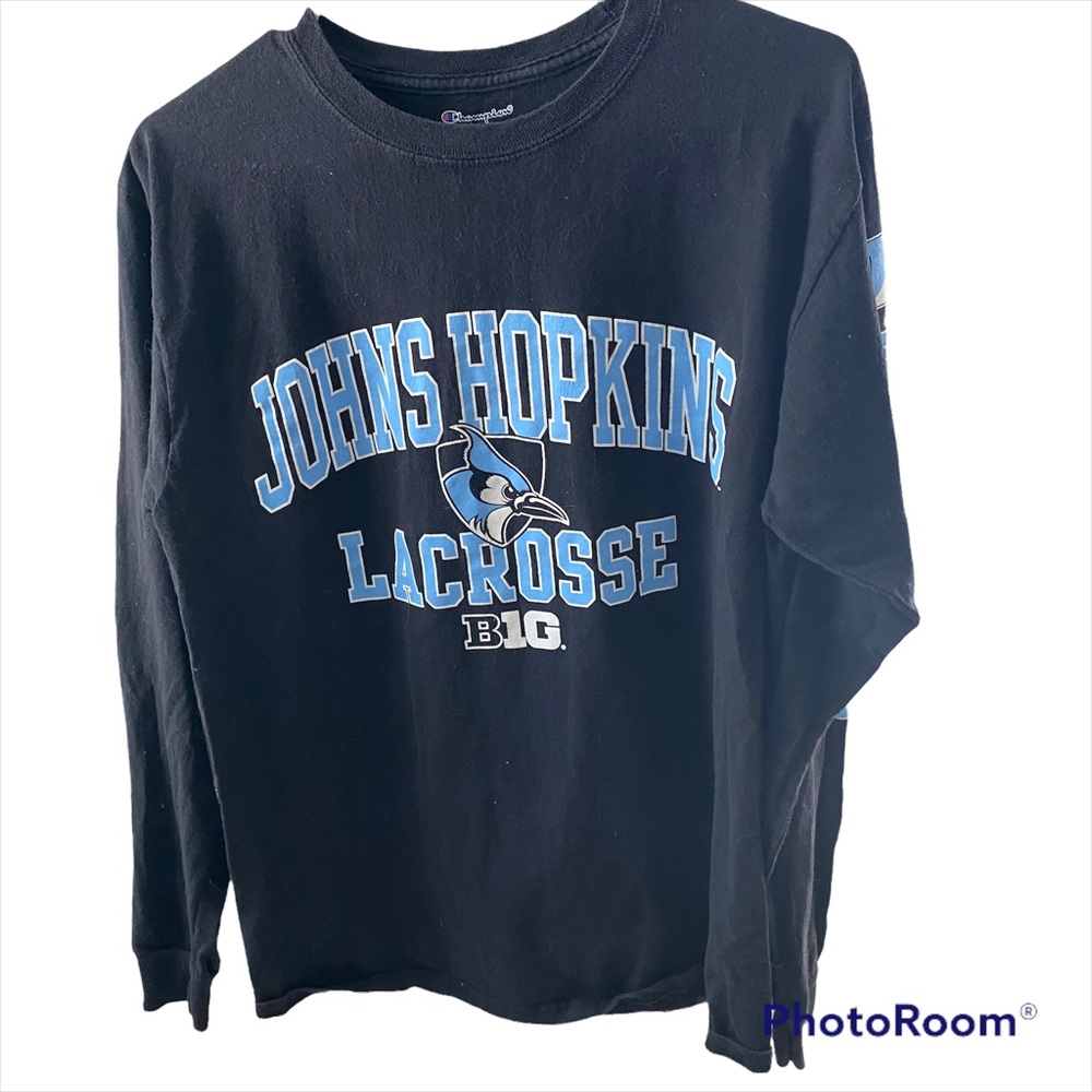 Champion Johns Hopkins Lacrosse long sleeve t-shirt size M